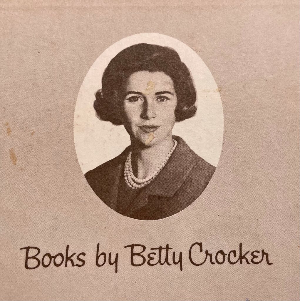 Old Betty Crocker cook book.