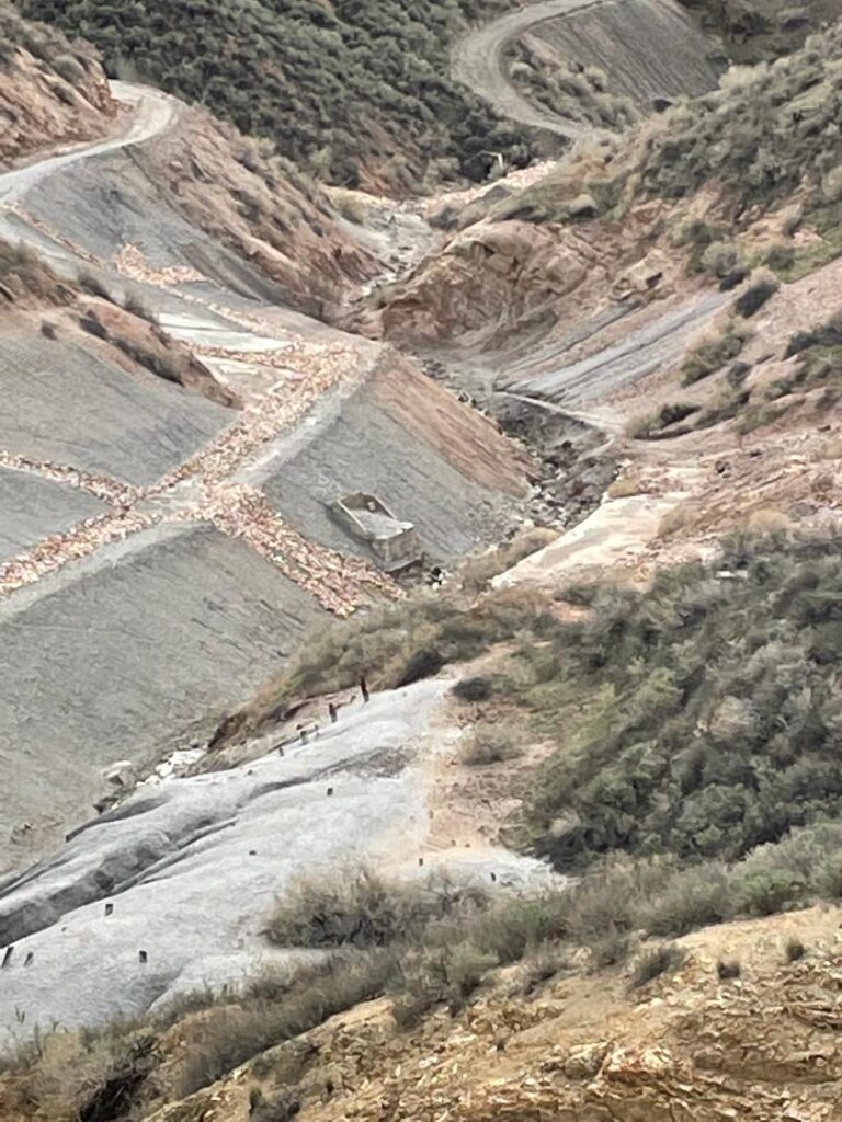 Remnants of Sterling Borax mine as seen today