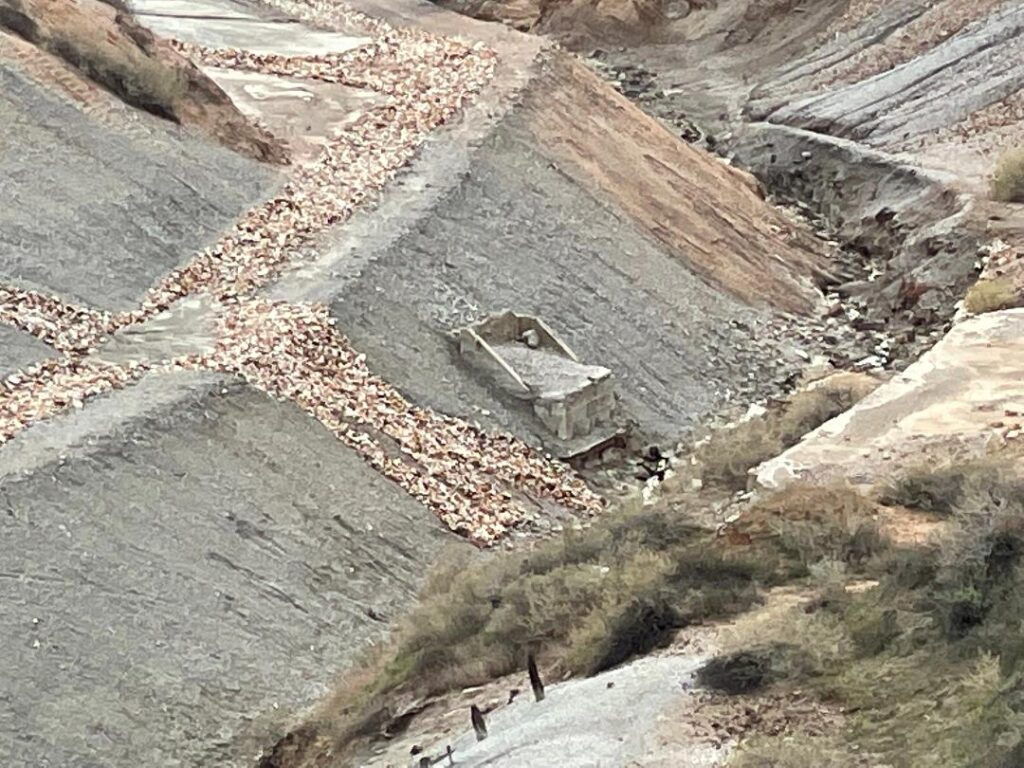 Foundations of Sterling Borax mine