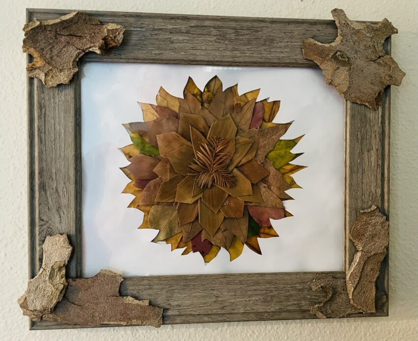 Fall leaf art