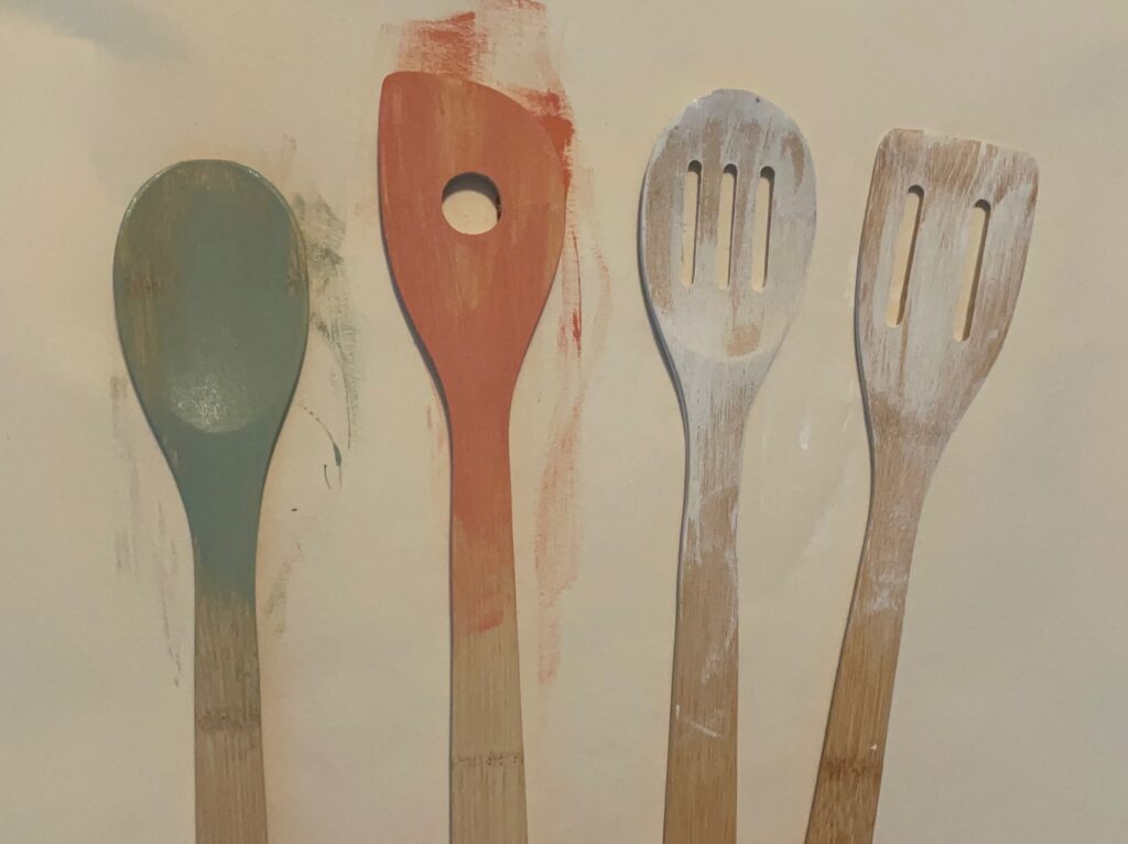 Painted wooden spoons 