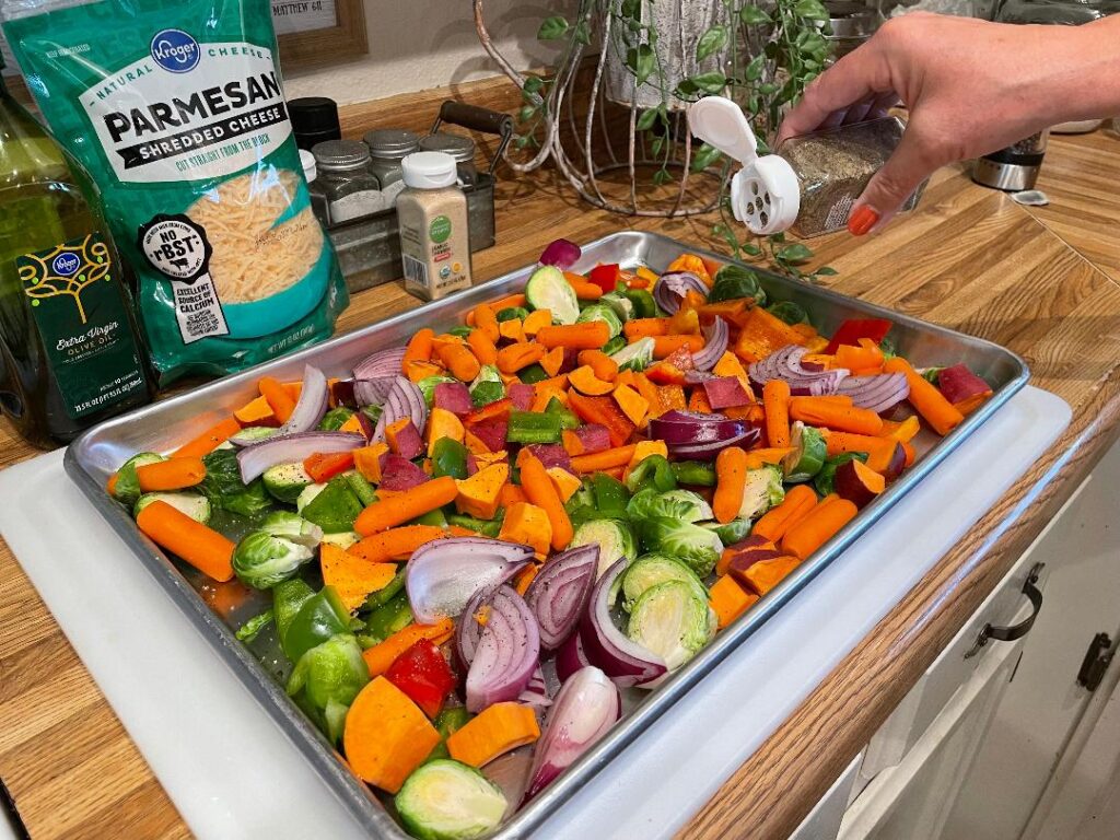 Roasted Parmesan Vegetables