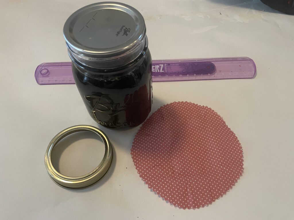 fabric for canning jar
